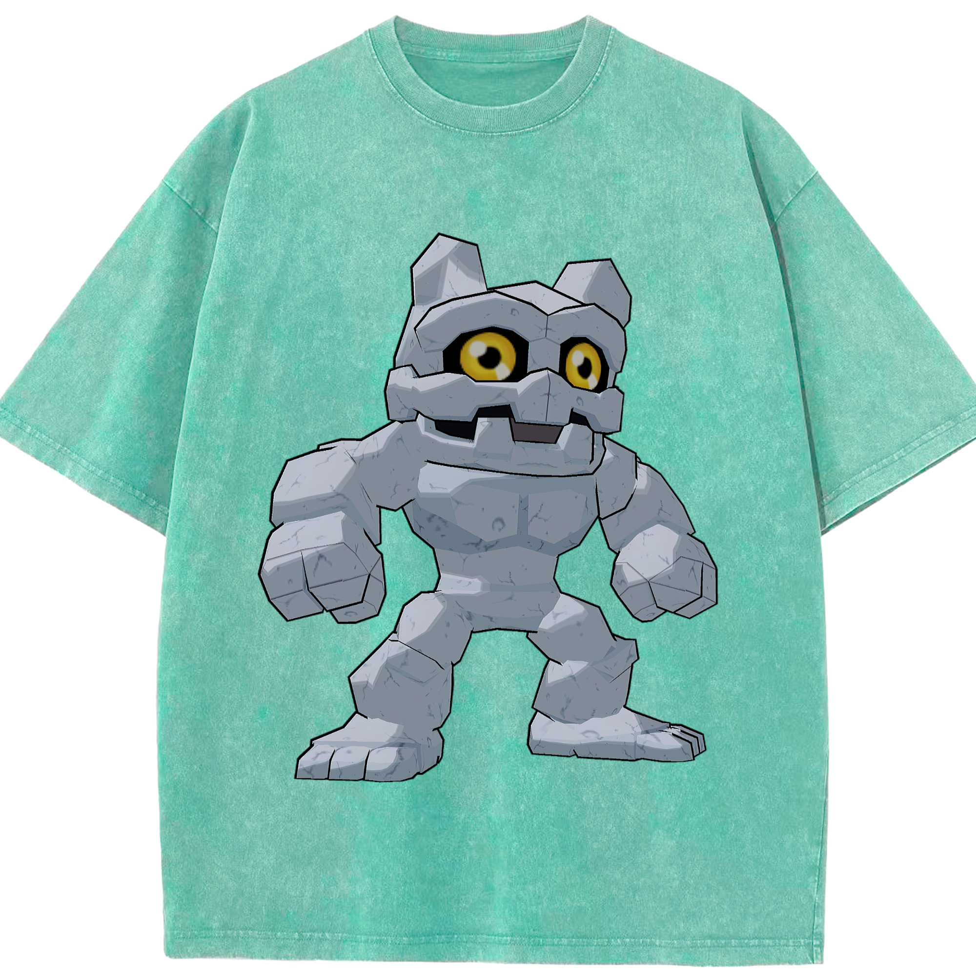 （画像用） Digimon デジタルモンスター/デジモン 綿100% ヴィンテージ風 半袖Tシャツ（フロントプリント）